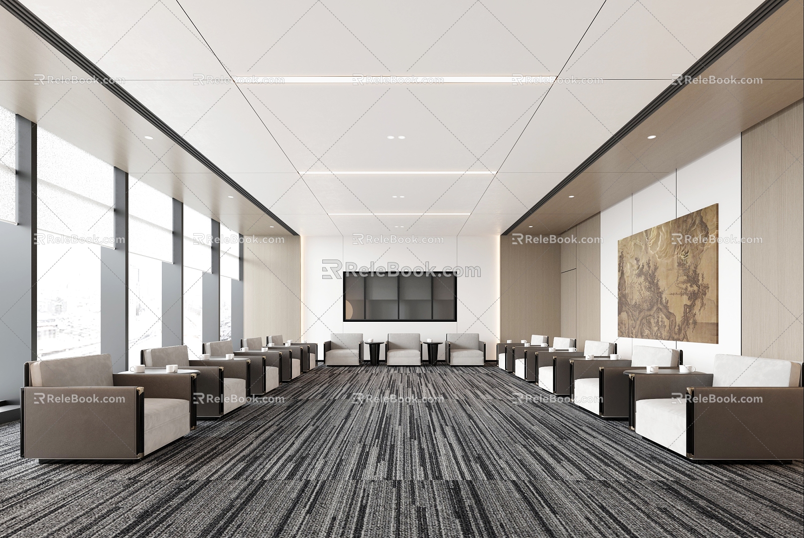 Meeting room Reception room Meeting room VIP room 3d model