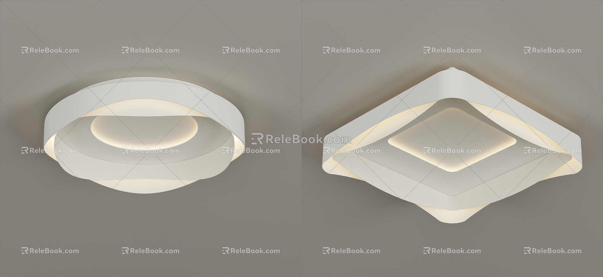 modern ceiling lamp 3d model