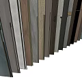 Variety of Cabinet Doors in Different Colors and Materials for Home Interior Design