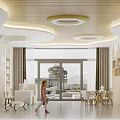 Playful Kindergarten Interior With Large Tree Structure Slide And Letter Decorations For Kids