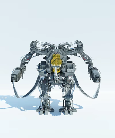 Modern Robot Matrix Robot 3d model Modern Robot Matrix Robot 3d model