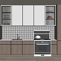 Modern Kitchen Featuring Wooden And White Cabinets Countertop Sink Oven And Lighting