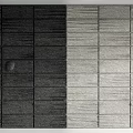 Two Tone Background Wall Design With Dark And Light Panel For Interior Decor