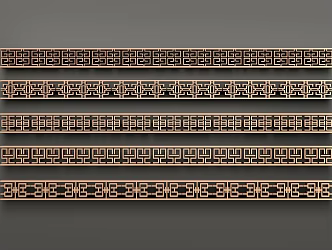 New Chinese Waist Line 3d model