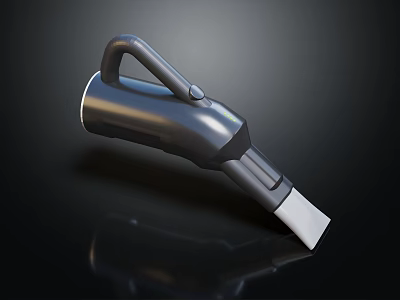 Sleek Modern Handheld Vacuum Cleaner Portable Lightweight For Efficient Home Cleaning 3d model