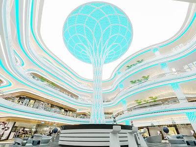 Modern Mall 3d model