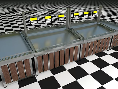 Modern container side table 3d model Modern container side table 3d model