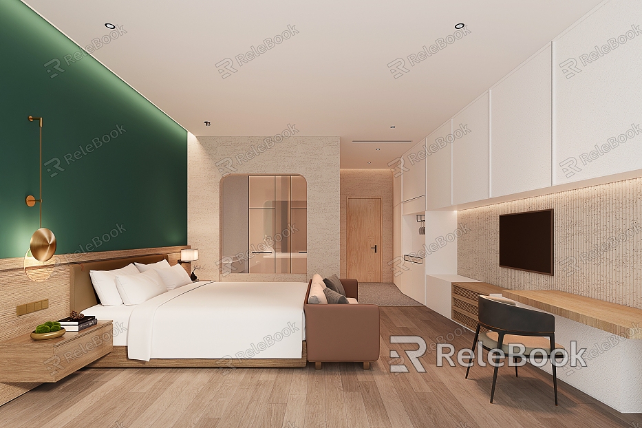 Modern Hotel Rooms model