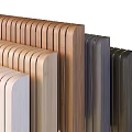 Wooden Slat Wall Panels In Various Colors And Natural Textures For Interior Design