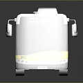 White And Yellow Bus With LINE Text Fan Mail Service Heart Logo