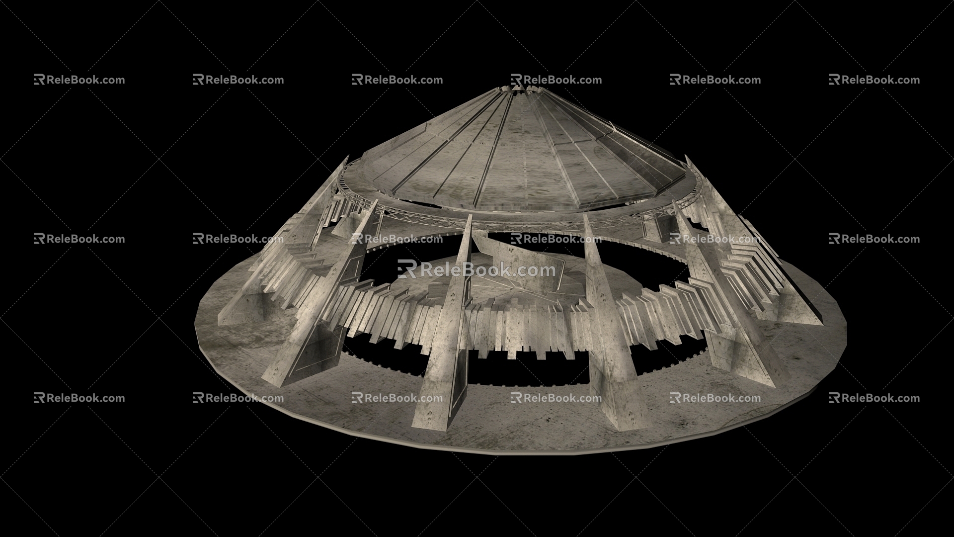 Single structure 3d model