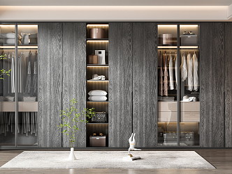 Modern wardrobe 3d model