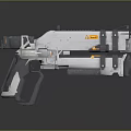 Modern Submachine Gun Sci-Firearms Sci-Fi Game Gun Games Firearms Game Gun 3d model