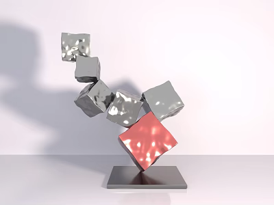 Modern Decorations Ornaments 3d model