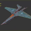 Futuristic Blue Spacecraft With Transparent Structure And Illuminated Cosmic Exploration Details