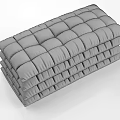 Quilted Velvet Mattresses Stacked In Pink Brown Dark Brown And Purple Shades