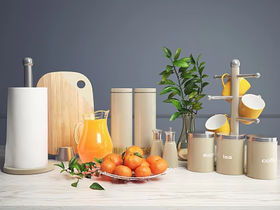 Kitchen Supplies 3d model
