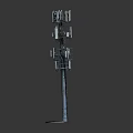 Tall Outdoor Telecommunication Tower With Antennas Signal Transmitters And Mounting Structures