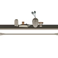 Modern dining table 3d model