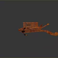 Crossbow Mechanical Crossbow Shift Bow and Arrow Shoot Far Equipment Weapons High-tech Crossbow 3d model