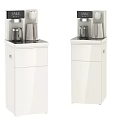 Modern White Water Dispensers with Cabinet and Digital Display for Home Household Appliances