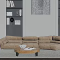 Sofa combination 3d model