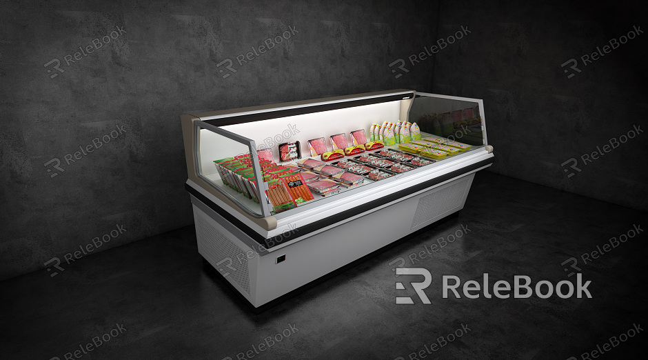 Modern Freezer Open Freezer model