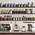 Essential Kitchen Appliances for Coffee and Tea Brewing with Grinder Maker and Storage Jars
