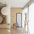 Elegant Modern Public Office Space Interior Design With Workstations Ergonomic Chairs And Natural Lighting