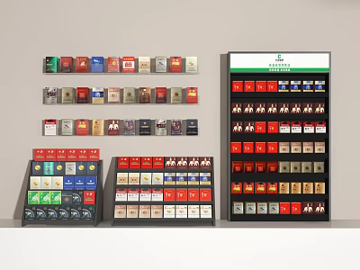 Modern Alcohol and Tobacco Cabinet Cigarette Cabinet Cigarette Cabinet Cigarette Cabinet 3d model