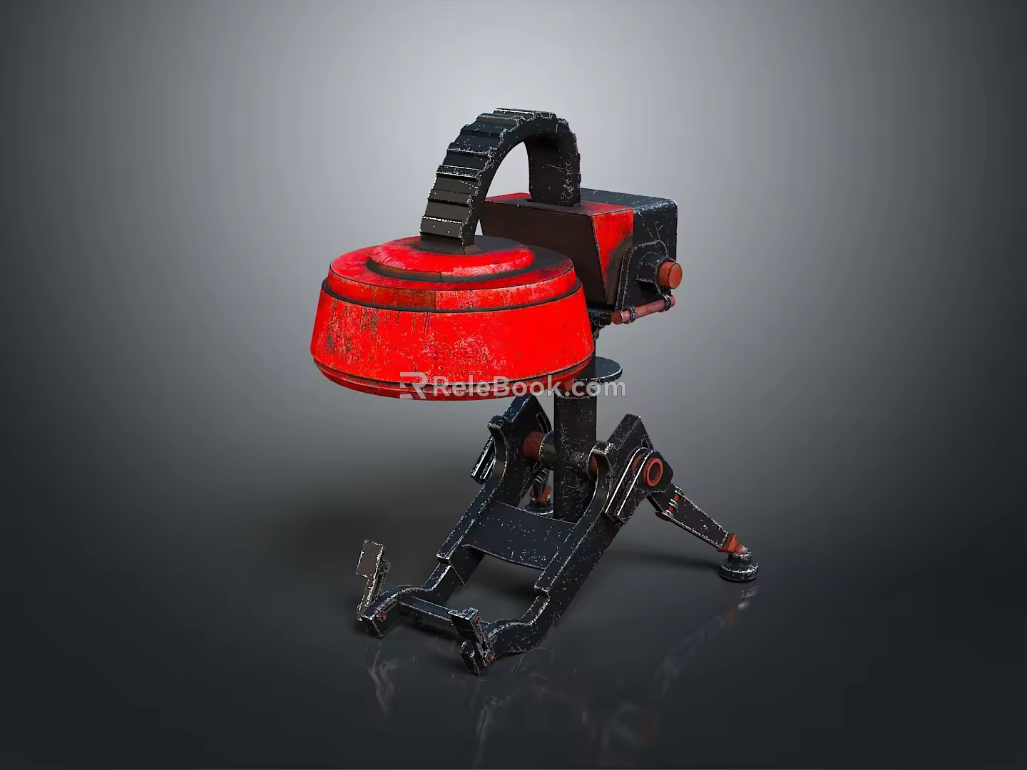 Industrial Robot Single Wheel Robot Double Wheel Robot Assistant Small Robot 3d model