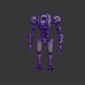 Humanoid Robot Equipment With Mechanical Structure And Articulated Limbs Design 3d model
