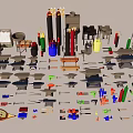 Various Types of Hand Tools And Equipment Collection For Industrial Workshop Use