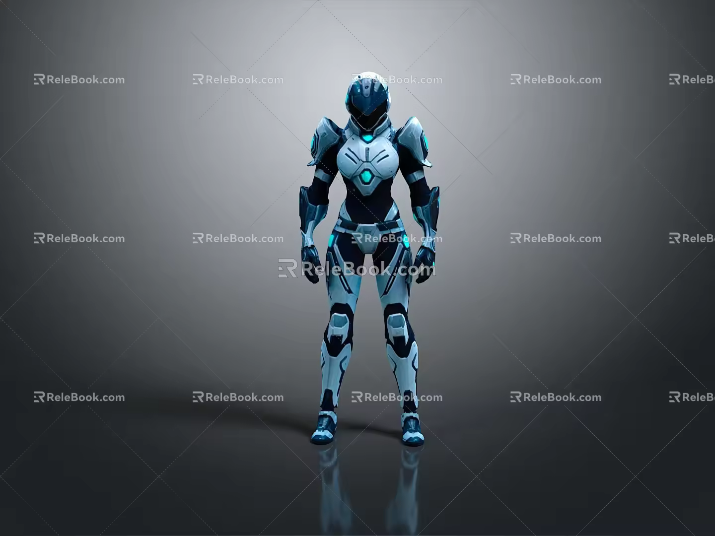 Industrial Robot Single Wheel Robot Double Wheel Robot Assistant Small Robot 3d model