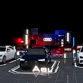 Beijing Auto Show Exhibition Featuring Audi BMW Mercedes Car Models at W1B3