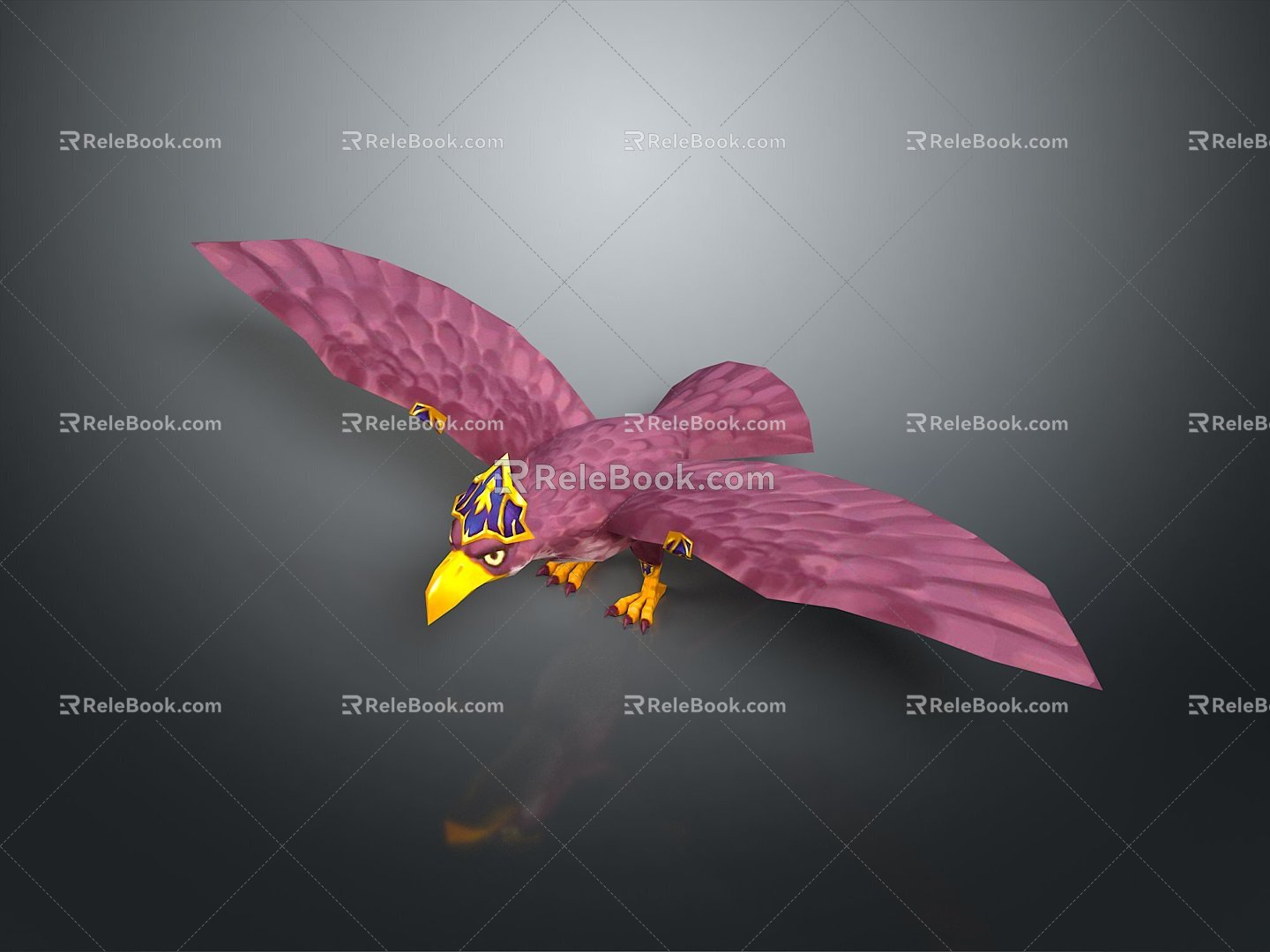 Eagle Large Eagle Owl Raptor Falcon Bird Bird Bird Animal Game Animal 3d model