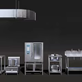 Industrial Production Line Equipment Set With Conveyor And Processing Machines
