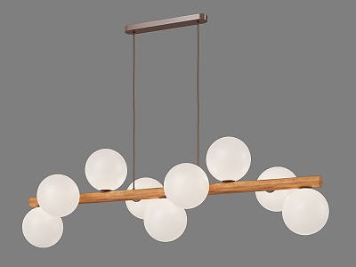 Nordic Simple Light Luxury Chandelier Simple Light Luxury Chandelier 3d model