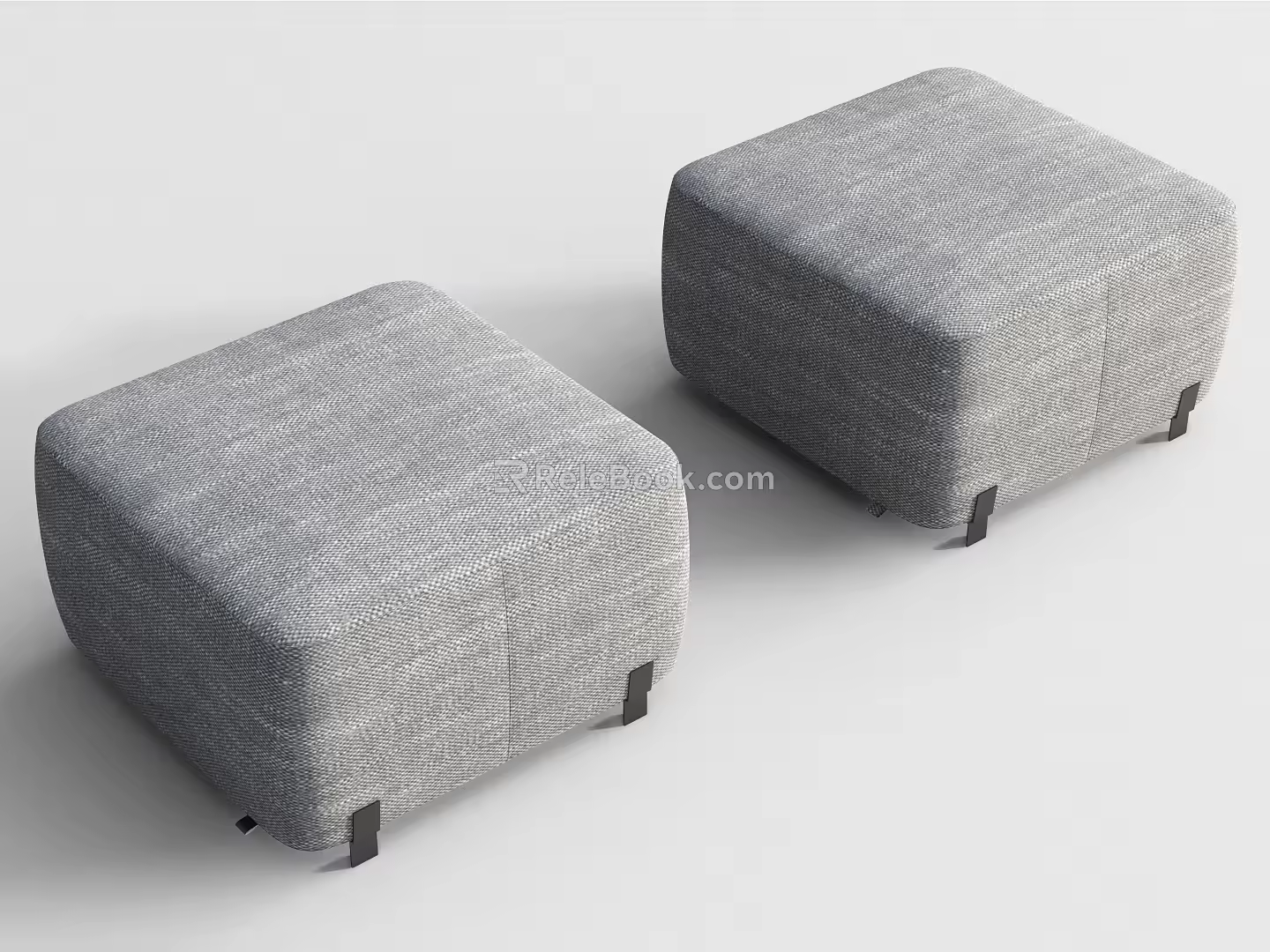 Modern sofa stool 3d model