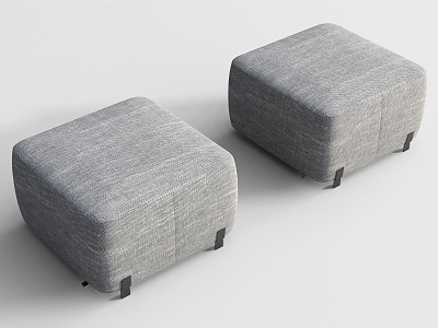 Modern sofa stool 3d model