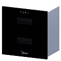 Midea Black Double Drawer Kitchen Appliance Perfect For Modern Kitchen Areas