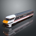 Train Light Rail Metro High Speed Rail EMU Train High Speed Train High Speed Train High Speed Locomotive EMU 3d model