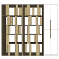 Modular Wooden Structural Components With Lattice Grid Design And Interlocking Panels