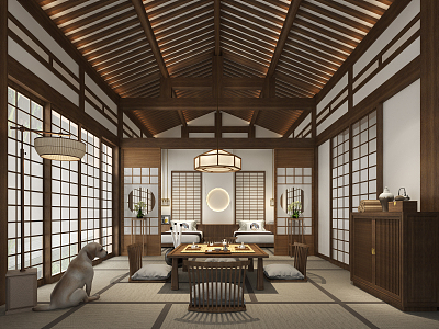 Japanese Guest Room 3d model