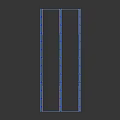 White Long Rectangular Plate With Multiple Small Holes On Surface