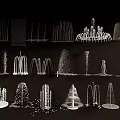Various Decorative Water Fountain Designs With Different Shapes And Styles