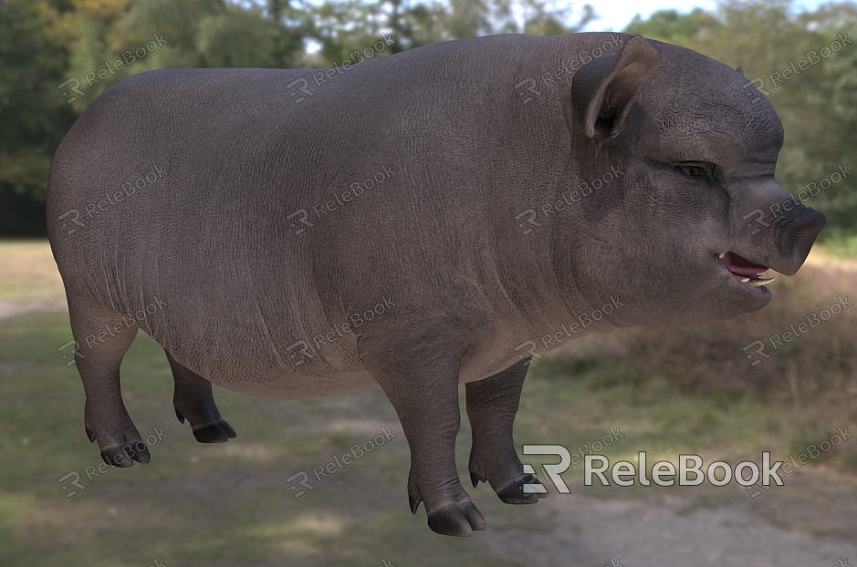 vietnam pot belly pig pot belly pig livestock animal model