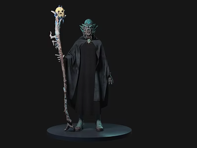 Game Movie Character Dark Wanderer Demon Ghost 3d model