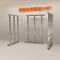 Durable Hardware Tools for Light Steel Keel Partition Wall Detailed Structure Construction 3d model