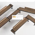 Wooden Seat Leisure Chair With Metal Frame And Multiple Shapes For Outdoor Indoor Use